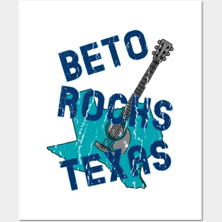 Beto Rocks Texas - Worn Posters and Art